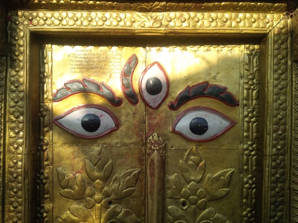 From a temple door in Kathmandu, dedicated hridto Kali. We all have a third eye. Some of us can use it. Most lack the skill to do so.